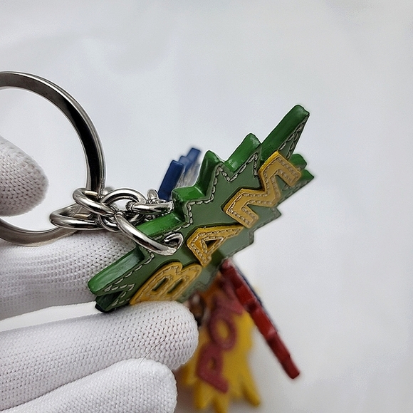 *Very Rare* Coach Comic Book Leather Keychain Bag Charm - Picture 15 of 15